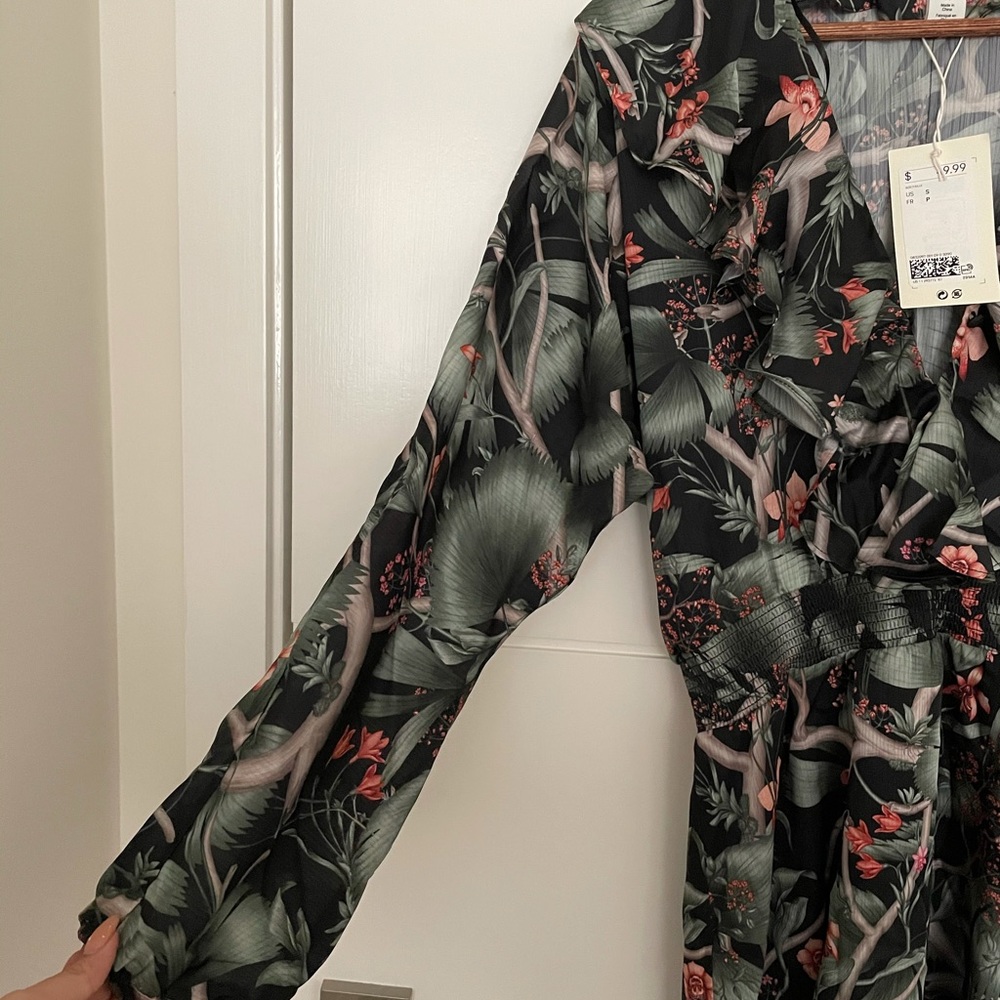 NWT JOHANNA ORTIZ x H&M Mini Floral Dress Sz S - Picture 7 of 10
